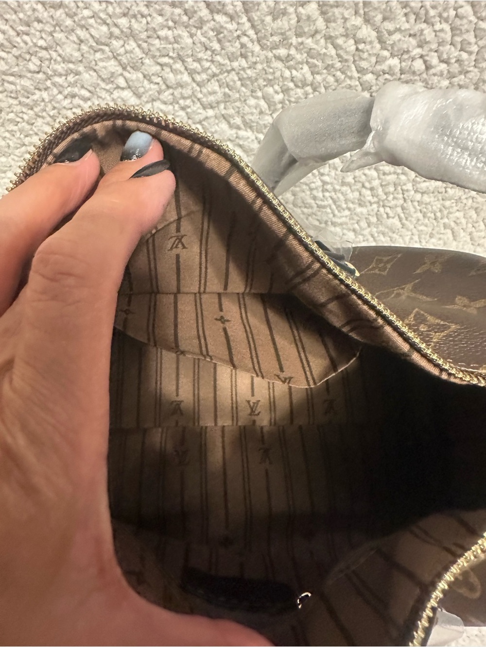 Louis Vuitton Brown Monogram Satchel Handbag INSPIRE ๐ - Picture 4 of 9